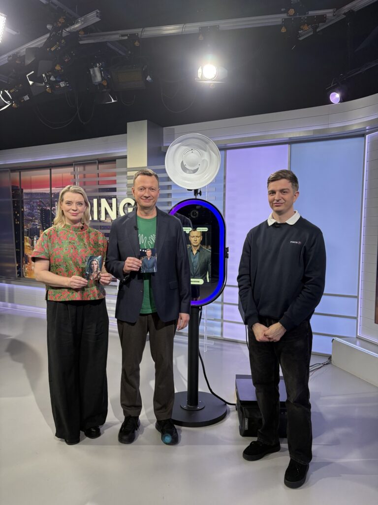 Eilsesse saatesse Ringvaade tõi elevust Portrai Estonia AI-fotoboks